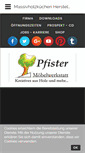 Mobile Screenshot of pfister-moebelwerkstatt.de