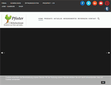 Tablet Screenshot of pfister-moebelwerkstatt.de